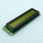 ЖКИ знакосинтезирующий 24 x 2, STN Желто-зеленый Позитивный/прозрачно-отражающий светодиодная подсветка желто-зеленая размеры 11