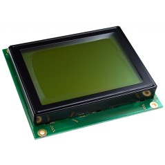 ЖКИ графич, 128 x 64, STN желт-зелен Positive/Transfl, подсв. LED Ж-Зел, VDD - 5V, 6 o`cl, -20...+70C