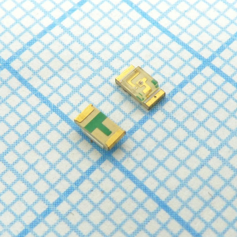 Светодиод smd 3,2х1,6мм/зеленый/570нм/20-50мкд/прозрачный/120°