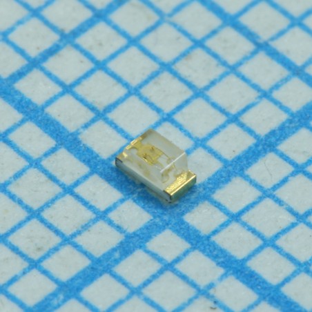 Светодиод одноцветный зеленый 530нм 2-Pin Chip 0603(1608Metric) лента на катушке