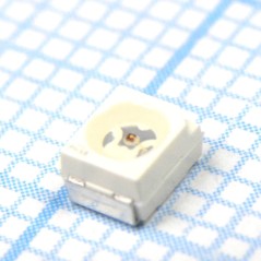 Светодиод smd 3,2х2,8мм/красный/628нм/4-8мкд/прозрачный/120°