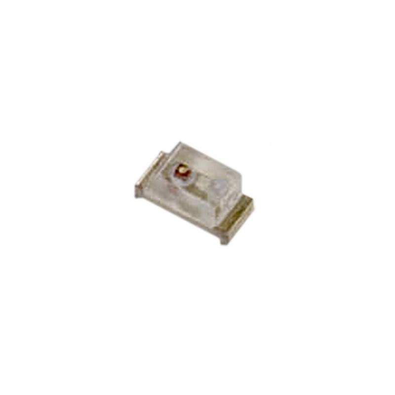 Светодиод smd 1,6х0,8мм/красный/617нм/8-15мкд/прозрачный/150°