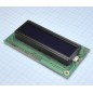 ЖКИ знакосинтезирующий 16 x 2, ISTN Негативный/прозрачный светодиодная подсветка янтарная, размеры 84x44 мм, видимая область 66x