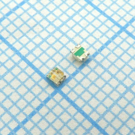 Светодиод smd 1,6х1,25мм/красный/630нм/120-200мкд - синий/465нм/40-80мкд/прозрачный/120°