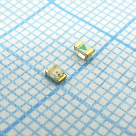 Светодиод smd 2х1,25мм/синий/465нм/40-100мкд/прозрачный/140°