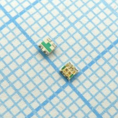 Светодиод smd 1,6х1,5мм/красный/625нм/8-15мкд - зеленый/568нм/5-12мкд/прозрачный/120°