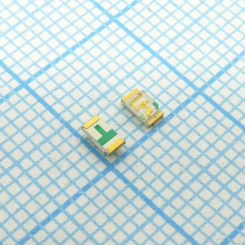 Светодиод smd 3,2х1,6мм/синий/470нм/36-100мкд/прозрачный/120°