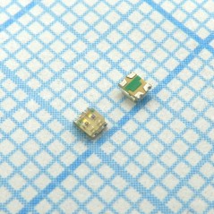 Светодиод smd 1,6х1,5мм/желтый/590нм/80-120мкд - зеленый/570нм/20-50мкд/прозрачный/120°