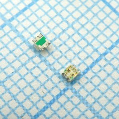 Светодиод smd 1,6х1,25мм/красный/630нм/70-220мкд - зеленый/570нм/18-50мкд/прозрачный/120°