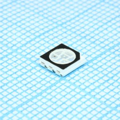 Светодиод smd 5х5мм/красный/630нм/600мкд - зеленый/525нм/1300мкд - синий/470нм/400мкд/прозрачный/120°
