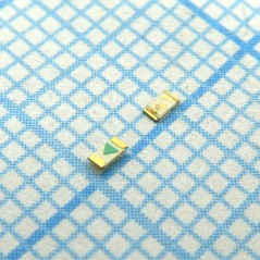 Светодиод smd 1,6х0,8мм/зеленый/525нм/300-450мкд/прозрачный/130°