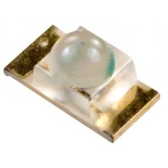 Светодиод smd 3,2х1,6мм/зеленый/570нм/70-200мкд/прозрачный/50°