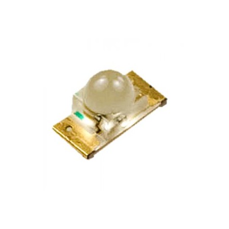 Светодиод smd 3,2х1,6мм/зеленый/535нм/2200-5000мкд/прозрачный/50°