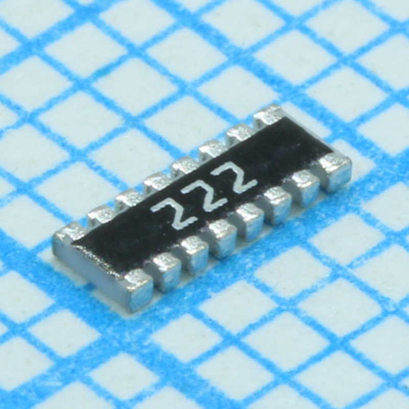 Резисторная сборка SMD 1606 8 резисторов по 2.2кОм