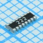 Резисторная сборка SMD 1606 8 резисторов по 2.2кОм