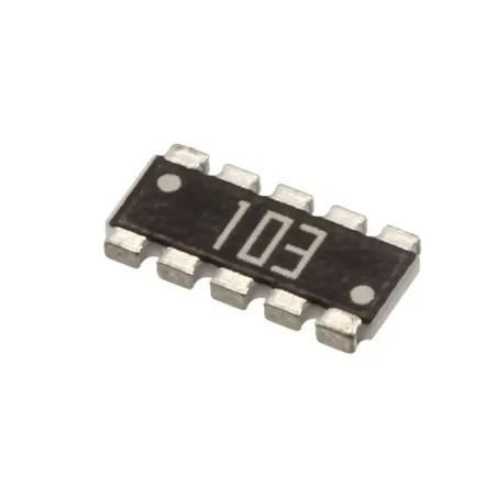 Резисторная сборка SMD 1225 8 резисторов по 10кОм с общей точкой