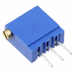 Потенциометр многооборотный керметный 2кОм 0.5Вт ±10% 2.2мм (9.8 X 5 X 9.7мм) Pin