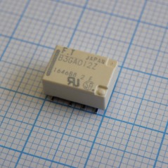 Signal Relay 12VDC 2A DPDT (( 10.6mm 8.2mm 5.45mm)) Surface Mount