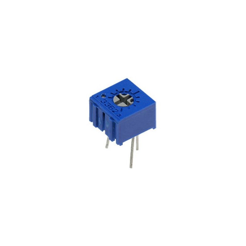Потенциометр однооборотный керметный 50Ом 0.5Вт PC PIN