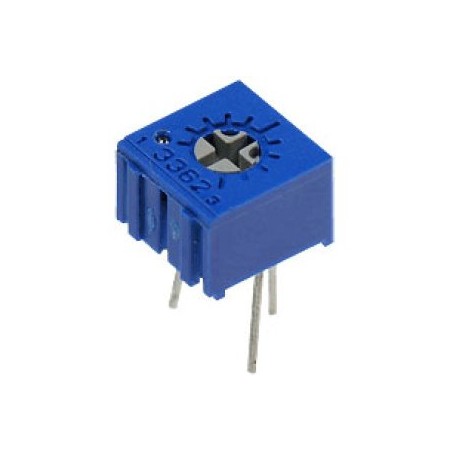 Потенциометр однооборотный керметный 50Ом 0.5Вт PC PIN