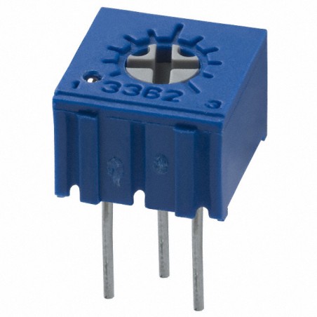 Потенциометр однооборотный керметный 10кОм 0.5Вт PC PIN