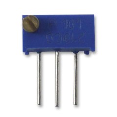 Потенциометр многооборотный керметный 500Ом 0.5Вт PC PIN