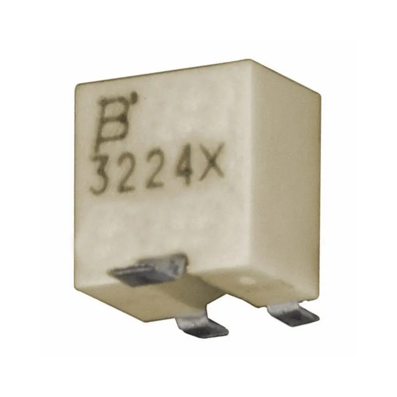 Потенциометр многооборотный керметный 5кОм 0.25Вт SMD