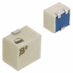 Потенциометр многооборотный керметный 10кОм 0.25Вт SMD