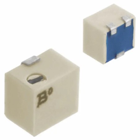 Потенциометр многооборотный керметный 10кОм 0.25Вт SMD