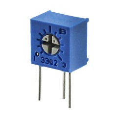 Потенциометр однооборотный керметный 5кОм 0.5Вт PC PIN