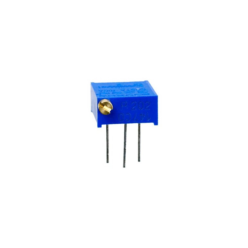 Потенциометр многооборотный керметный 2кОм 0.5Вт PC PIN
