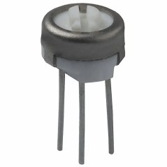 Потенциометр однооборотный керметный 10кОм 0.5Вт PC PIN