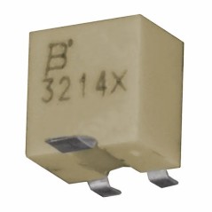 Потенциометр многооборотный керметный 100кОм 0.25Вт SMD