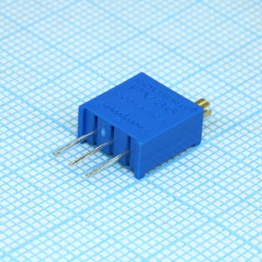 Потенциометр многооборотный керметный 5кОм 0.5Вт TH