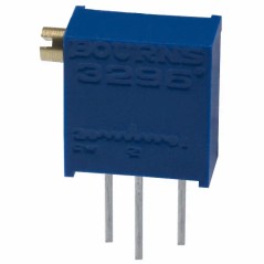 Потенциометр многооборотный керметный 10кОм 0.5Вт PC PIN