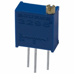 Потенциометр многооборотный керметный 2кОм 0.5Вт PC PIN
