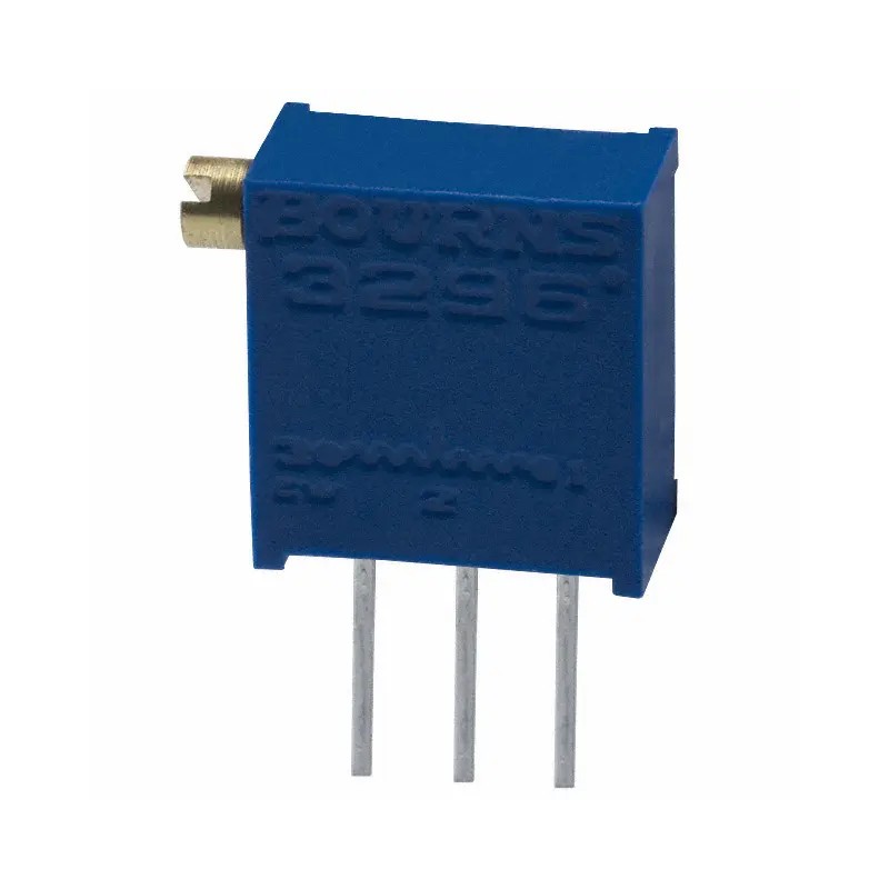 Потенциометр многооборотный керметный 5кОм 0.5Вт PC PIN