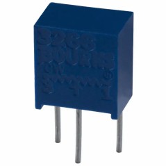 Потенциометр многооборотный керметный 10кОм 0.25Вт PC PIN