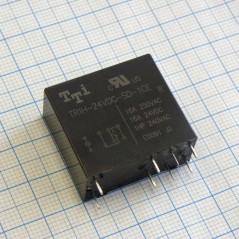 миниатюрное 24VDC, 16А, 1переключение