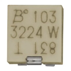 Потенциометр многооборотный керметный 100Ом 0.25Вт SMD