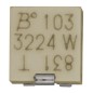 Потенциометр многооборотный керметный 100Ом 0.25Вт SMD