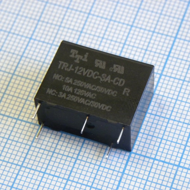 силовое реле 12VDC 3A, 1переключение