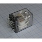 Реле силовое 220VAC, 10A, 2 переключения, объемный монтаж