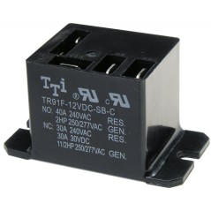 Реле силовое, 12VDC, 20A, 1переключение, консоль