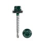 Саморез кровельный 4.8х35мм окрашенный RAL 6005 короб (уп.250шт) Kranz 1204-4835-3