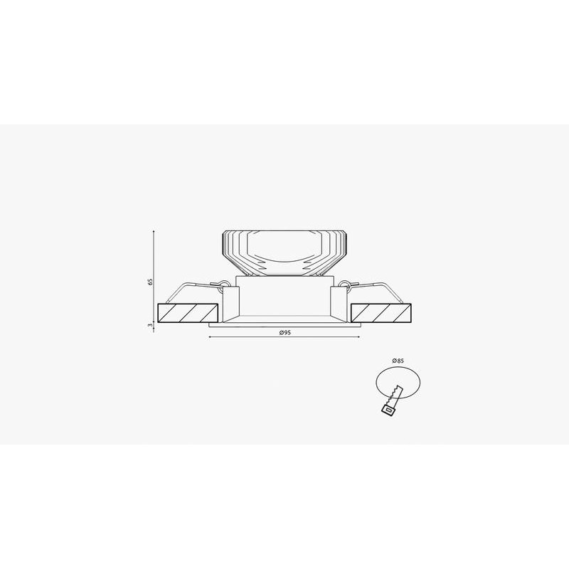 Корпус светильника COMBO-43-BL IP20 потолочн. встраив. черн. SWG PRO 00-00004185 Корпус светильника COMBO-43-BL IP20 потолочн. встраив. черн. SWG PRO 00-00004185
