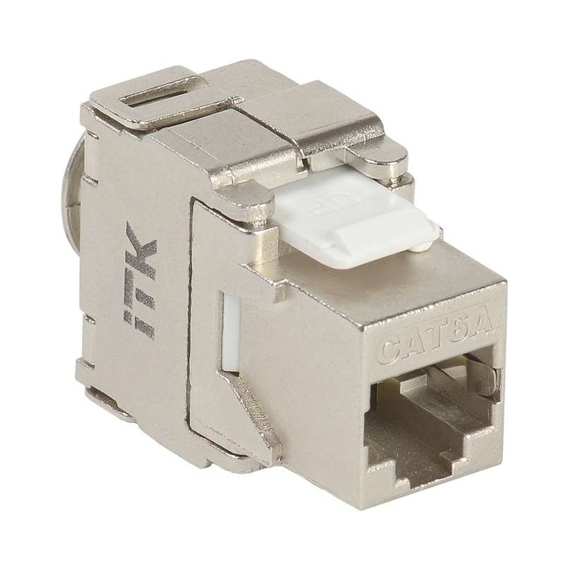 Модуль Keystone Jack кат. 6A FTP IDC Dual верт. заделка ITK CS1-1C6AF-D2 Модуль Keystone Jack кат. 6A FTP IDC Dual верт. заделка ITK CS1-1C6AF-D2