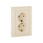 Розетка 2-м СП Valena 16А IP20 2P+E с заземл. немецк. стандарт сл. кость (DIY-упак.) Leg 695616 Розетка 2-м СП Valena 16А IP20 2P+E с заземл. немецк. стандарт сл. кость (DIY-упак.) Leg 695616