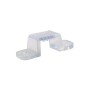 Крепление UCC-Q220 K10 CLEAR 050 POLYBAG для светодиодной ленты 220В 3528 10мм силикон бел. (уп.50шт) Uniel 10971