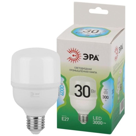 Лампа светодиодная GREEN LINE POWER T70-30W-840-E27 GL Е27 30Вт колокол яркий свет бел. Эра Б0067068